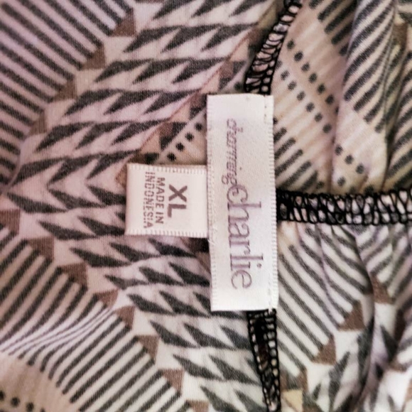 Charming Charlie Geometric Tie Back Dress - Picture 6 of 6